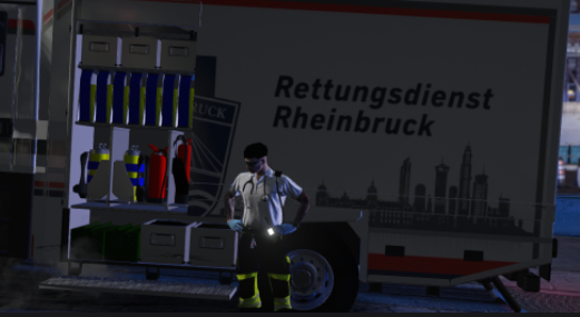 Fuhrpark und Gebäude der Stadtwerke Rheinbruck